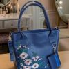 Stunning Blue Tote with Stylish Strap