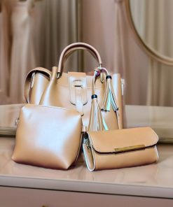 Monarch Tan 3-Piece Handbag Set