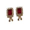 Ruby Stone Earrings